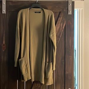 Merokeety cardigan green size large